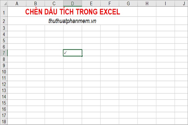 3 cách chèn dấu tick vào Word và Excel nhanh chóng đẹp mắt nhất